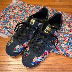 Adidas Country OG x Liberty London Shoes - Aurora Ink / Gum / Off White - Sz 8.5